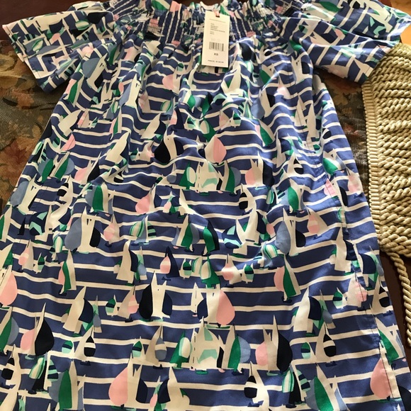 NWT Vineyard Vines off the shoulder dress - Picture 12 of 14